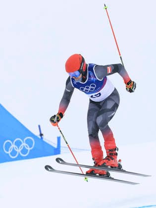 OLYMPICS - Winter Olympic Games, Olympische Spiele, Olympia, OS Milano Cortina 2026 LIVIGNO,ITALY,21.FEB.26 - OLYMPICS, FREE SKI, FREESTYLE SKIING - Winter Olympic Games Milano Cortina 2026, Skicross, men, qualification. Image shows Nicolas Lussnig (AUT).  GEPAxpictures xWolfgangxGrebien