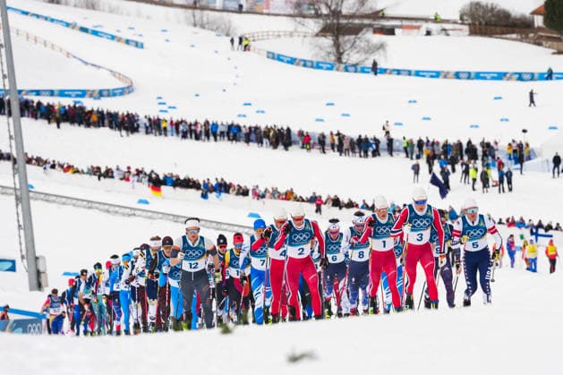 Winter Olympics in Milan Cortina 2026 Val di Fiemme, Italy 20260221. Cross-country skiing 50 km Classic men Tesero CC-Stadium during the Winter Olympics in Milan Cortina 2026. Photo: Lise Aserud NTB Val di Fiemme Italy EDITORIAL USE ONLY. RESTRICTED USE FOR BETTING COMPANIES Ref:_SPO6dxylxsgrBE.jpg *** Winter Olympics in Milan Cortina 2026 Val di Fiemme, Italy 20260221 Cross country skiing 50 km Classic men Tesero CC Stadium during the Winter Olympics in Milan Cortina 2026 Photo Lise Aserud NTB Val di Fiemme Italy EDITORIAL USE ONLY RESTRICTED USE FOR BETTING COMPANIES  Copyright: xLisexAserudxx xNTBx
