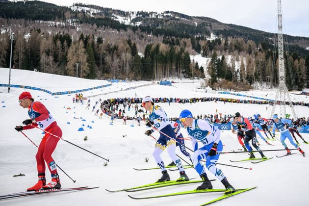260221 Johan Häggsström of Sweden and Lauri Vuorinen of Finland compete in the men s 50km classic technique cross-country skiing race during day 15 of the 2026 Winter Olympics on February 21, 2026 in Val di Fiemme. Photo: Maxim Thore BILDBYRAN kod MT MT1001 skidor cross-country skiing langrenn Olympic Games, Olympische Spiele, Olympia, OS olympics winter olympics os ol olympiska spel vinter-os olympiske leker milano cortina 2026 milan cortina 2026 milano cortina 2026 olympic games milano cortina 2026 winter olympic games milano cortina-os milano cortina-ol vinter-ol 15 bbeng sverige *** 260221 Johan Häggsström of Sweden and Lauri Vuorinen of Finland compete in the men s 50km classic technique cross country skiing race during day 15 of the 2026 Winter Olympics on February 21, 2026 in Val di Fiemme Photo Maxim Thore BILDBYRAN kod MT MT1001 skidor cross country skiing langrenn olympic games olympics winter olympics os ol olympiska spel vinter os olympiske leker milano cortina 2026 milan cortina 2026 milano cortina 2026 olympic games milano cortina 2026 winter olympic games milano cortina os milano cortina ol vinter ol 15 bbeng sverige  Copyright: MAXIMxTHORE BB260221MT010