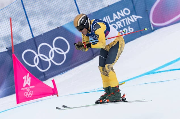 OLYMPICS - Winter Olympic Games, Olympische Spiele, Olympia, OS Milano Cortina 2026 LIVIGNO,ITALY,21.FEB.26 - OLYMPICS, FREE SKI, FREESTYLE SKIING - Winter Olympic Games Milano Cortina 2026, Skicross, men, qualification. Image shows Tim Hronek (GER).  GEPAxpictures xWolfgangxGrebien