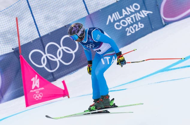 OLYMPICS - Winter Olympic Games, Olympische Spiele, Olympia, OS Milano Cortina 2026 LIVIGNO,ITALY,21.FEB.26 - OLYMPICS, FREE SKI, FREESTYLE SKIING - Winter Olympic Games Milano Cortina 2026, Skicross, men, qualification. Image shows Edoardo Zorzi (ITA).  GEPAxpictures xWolfgangxGrebien