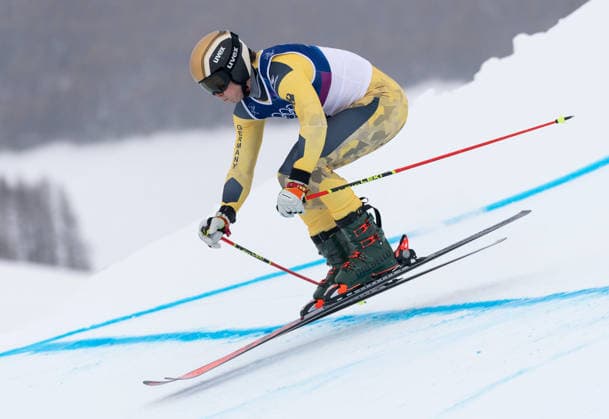 OLYMPICS - Winter Olympic Games, Olympische Spiele, Olympia, OS Milano Cortina 2026 LIVIGNO,ITALY,21.FEB.26 - OLYMPICS, FREE SKI, FREESTYLE SKIING - Winter Olympic Games Milano Cortina 2026, Skicross, men, qualification. Image shows Florian Wilmsmann (GER).  GEPAxpictures xWolfgangxGrebien