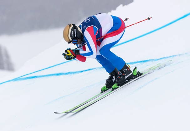 OLYMPICS - Winter Olympic Games, Olympische Spiele, Olympia, OS Milano Cortina 2026 LIVIGNO,ITALY,21.FEB.26 - OLYMPICS, FREE SKI, FREESTYLE SKIING - Winter Olympic Games Milano Cortina 2026, Skicross, men, qualification. Image shows Terence Tchiknavorian (FRA).  GEPAxpictures xWolfgangxGrebien