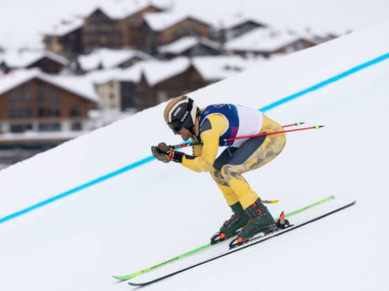 OLYMPICS - Winter Olympic Games, Olympische Spiele, Olympia, OS Milano Cortina 2026 LIVIGNO,ITALY,21.FEB.26 - OLYMPICS, FREE SKI, FREESTYLE SKIING - Winter Olympic Games Milano Cortina 2026, Skicross, men, qualification. Image shows Tim Hronek (GER).  GEPAxpictures xWolfgangxGrebien