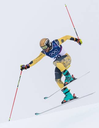 OLYMPICS - Winter Olympic Games, Olympische Spiele, Olympia, OS Milano Cortina 2026 LIVIGNO,ITALY,21.FEB.26 - OLYMPICS, FREE SKI, FREESTYLE SKIING - Winter Olympic Games Milano Cortina 2026, Skicross, men, qualification. Image shows Cornel Renn (GER).  GEPAxpictures xWolfgangxGrebien