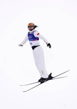 (260221) -- LIVIGNO, Feb. 21, 2026 -- Xu Mengtao of China competes during the freestyle skiing mixed team aerials final 1 at the Milan-Cortina 2026 Olympic Winter games, Winterspiele,Spiele, Summer games in Livigno, Italy, Feb. 21, 2026. ) (MICO2026)ITALY-LIVIGNO-OLYMPIC WINTER GAMES-FREESTYLE SKIING-MIXED TEAM AERIALS-FINAL HuxChao 