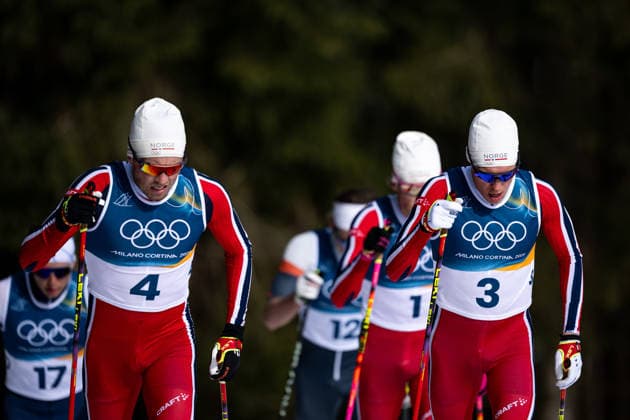 260221 Emil Iversen, Johannes Hosflot Klaebo and Martin Lowstroem Nyenget of Norway compete in the men s 50km classic technique cross-country skiing race during day 15 of the 2026 Winter Olympics on February 21, 2026 in Val di Fiemme. Photo: Maxim Thore BILDBYRAN kod MT MT1001 skidor cross-country skiing langrenn Olympic Games, Olympische Spiele, Olympia, OS olympics winter olympics os ol olympiska spel vinter-os olympiske leker milano cortina 2026 milan cortina 2026 milano cortina 2026 olympic games milano cortina 2026 winter olympic games milano cortina-os milano cortina-ol vinter-ol 15 bbeng *** 260221 Emil Iversen, Johannes Hosflot Klaebo and Martin Lowstroem Nyenget of Norway compete in the men s 50km classic technique cross country skiing race during day 15 of the 2026 Winter Olympics on February 21, 2026 in Val di Fiemme Photo Maxim Thore BILDBYRAN kod MT MT1001 skidor cross country skiing langrenn olympic games olympics winter olympics os ol olympiska spel vinter os olympiske leker milano cortina 2026 milan cortina 2026 milano cortina 2026 olympic games milano cortina 2026 winter olympic games milano cortina os milano cortina ol vinter ol 15 bbeng  Copyright: MAXIMxTHORE BB260221MT027