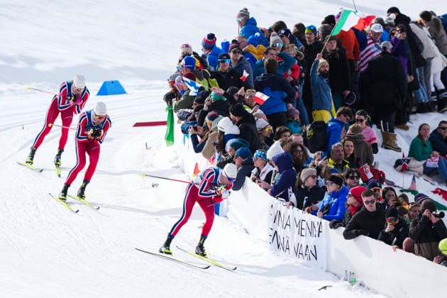 Winter Olympics in Milan Cortina 2026 Val di Fiemme, Italy 20260221. Emil Iversen, Martin Lowstrom Nyenget and Johannes Hosflot Klaebo from Norway during the cross-country skiing 50 km Classic men Tesero CC-Stadium during the Winter Olympics in Milano Cortina 2026. Photo: Lise Aserud NTB Val di Fiemme Italy EDITORIAL USE ONLY. RESTRICTED USE FOR BETTING COMPANIES Ref:_SPOKSmnIU1vYa0.jpg *** Winter Olympics in Milan Cortina 2026 Val di Fiemme, Italy 20260221 Emil Iversen, Martin Lowstrom Nyenget and Johannes Hosflot Klaebo from Norway during the cross country skiing 50 km Classic men Tesero CC Stadium during the Winter Olympics in Milano Cortina 2026 Photo Lise Aserud NTB Val di Fiemme Italy EDITORIAL USE ONLY RESTRICTED USE FOR BETTING COMPANIES  Copyright: xLisexAserudxx xNTBx