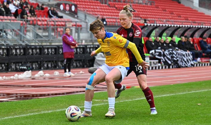 21 02 2026 Soccer Season 2025 2026 1 Google Pixel Women Bundesliga 19 Matchday 1 FC Nürnberg FCN Club Clubfrauen FC Carl Zeiss Jena Sportfoto Zink xwoxzix Gwen Gwendolyn Mummert 27, FC Carl Zeiss Jena Franziska Mai 18, 1 FC Nürnberg FCN