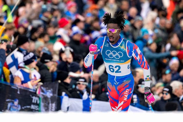 OLYMPICS - Winter Olympic Games, Olympische Spiele, Olympia, OS Milano Cortina 2026 TESERO,ITALY,21.FEB.26 - OLYMPICS, NORDIC SKIING, NORDIC COMBINED, CROSS COUNTRY - Winter Olympic Games Milano Cortina 2026, 50km, mass start, classic, men. Image shows Stevenson Savart (HAI).  GEPAxpictures xMatthiasxTrinkl