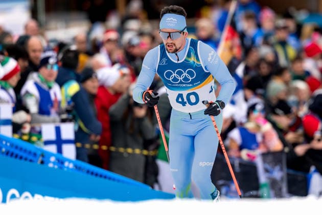 OLYMPICS - Winter Olympic Games, Olympische Spiele, Olympia, OS Milano Cortina 2026 TESERO,ITALY,21.FEB.26 - OLYMPICS, NORDIC SKIING, NORDIC COMBINED, CROSS COUNTRY - Winter Olympic Games Milano Cortina 2026, 50km, mass start, classic, men. Image shows Miha Simenc (SLO).  GEPAxpictures xMatthiasxTrinkl