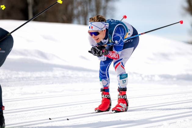 OLYMPICS - Winter Olympic Games, Olympische Spiele, Olympia, OS Milano Cortina 2026 TESERO,ITALY,21.FEB.26 - OLYMPICS, NORDIC SKIING, NORDIC COMBINED, CROSS COUNTRY - Winter Olympic Games Milano Cortina 2026, 50km, mass start, classic, men. Image shows Victor Lovera (FRA).  GEPAxpictures xMatthiasxTrinkl