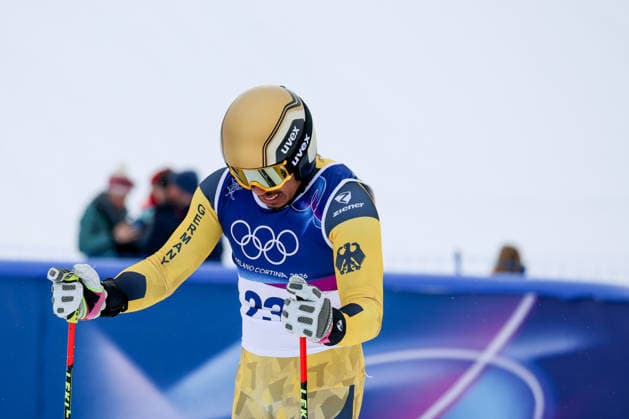 Livigno, Italien 21. Februar 2026: Ski Freestyle Ski Cross Männer - Olympia 2026 Im Bild: Florian Fischer (GER) Snow Park *** Livigno, Italy February 21, 2026 Ski Freestyle Ski Cross Men Olympia 2026 In the picture Florian Fischer GER Snow Park Copyright: xFotostandx xHettichx