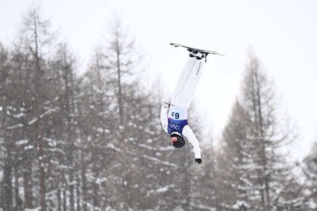2026 WINTER Olympic Games, Olympische Spiele, Olympia, OS Reilly Flanagan of Australia during the Mixed Team Aerials finals at the Livigno Aerials and Moguls Park on day 15 of the 2026 Milano Cortina Winter Olympic Games in Livigno, Italy, Saturday, February 21, 2026. ( NO ARCHIVING, EDITORIAL USE ONLY LIVIGNO SONDRIO ITALY  Copyright: xDANxHIMBRECHTSx 20260221169318937861