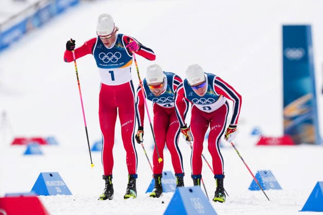 Winter Olympics in Milan Cortina 2026 Val di Fiemme, Italy 20260221. Martin Lowstrom Nyenget, Johannes Hosflot Klaebo and Emil Iversen from Norway during the cross-country skiing 50 km Classic men Tesero CC-Stadium during the Winter Olympics in Milano Cortina 2026. Photo: Lise Aserud NTB Val di Fiemme Italy EDITORIAL USE ONLY. RESTRICTED USE FOR BETTING COMPANIES Ref:_SPO9D2wITSk5Bo.jpg *** Winter Olympics in Milan Cortina 2026 Val di Fiemme, Italy 20260221 Martin Lowstrom Nyenget, Johannes Hosflot Klaebo and Emil Iversen from Norway during the cross country skiing 50 km Classic men Tesero CC Stadium during the Winter Olympics in Milano Cortina 2026 Photo Lise Aserud NTB Val di Fiemme Italy EDITORIAL USE ONLY RESTRICTED USE FOR BETTING COMPANIES  Copyright: xLisexAserudxx xNTBx
