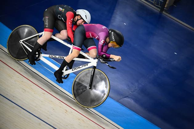 2026 British Cycling Lloyds National Track Championships Picture by Olly Hassell SWpix.com - 21 02 2026 - 2026 British Cycling Lloyds National Track Championships - National Cycling Centre, Manchester, England - Individual Pursuit - W Para B Qualifying - Georgina Bullen (Born to Bike Racing Team) Copyright: x xSWpix.comx(t axPhotographyxHubxLtd)xOllyxHassell SWpix.comx SWP-3203-0547