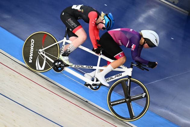 2026 British Cycling Lloyds National Track Championships Picture by Olly Hassell SWpix.com - 21 02 2026 - 2026 British Cycling Lloyds National Track Championships - National Cycling Centre, Manchester, England - Individual Pursuit - W Para B Qualifying - Georgina Bullen (Born to Bike Racing Team) Copyright: x xSWpix.comx(t axPhotographyxHubxLtd)xOllyxHassell SWpix.comx SWP-3203-0548