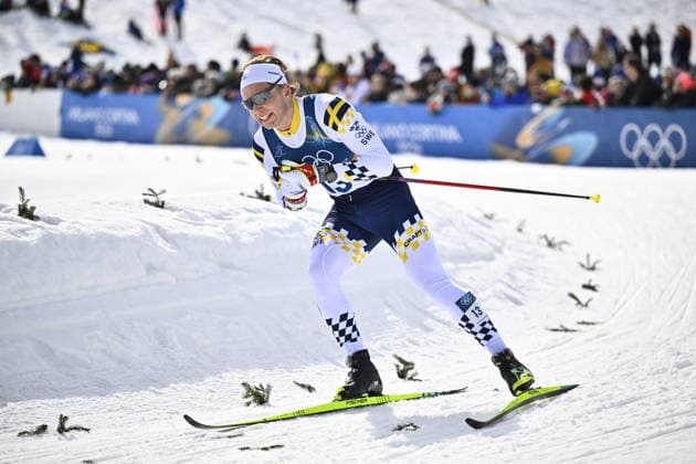 VAL DI FIEMME, ITALY 20260221 Gustaf Berglund, Sweden, and Joe Davies, Great Britain, in the Cross-Country Skiing Men s 50km Mass Start Classic at the Tesero cross-country skiing stadium during the Winter Olympics in Val di Fiemme, Italy. VAL DI FIEMME ITALY x10430x *** VAL DI FIEMME, ITALY 20260221 Gustaf Berglund, Sweden, and Joe Davies, Great Britain, in the Cross Country Skiing Mens 50km Mass Start Classic at the Tesero cross country skiing stadium during the Winter Olympics in Val di Fiemme, Italy VAL DI FIEMME ITALY x10430x  Copyright: xChristinexOlsson TTx 2026 OLYMPICS SKIING MEN S 50 KM