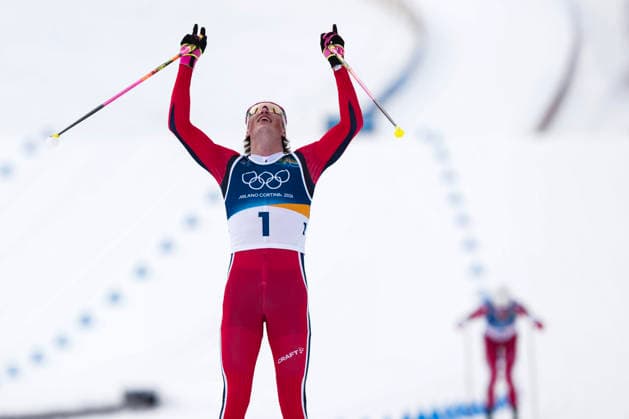 Winter Olympics in Milan Cortina 2026 Val di Fiemme, Italy 20260221. Johannes Hosflot Klaebo from Norway wins Olympic gold in the cross-country skiing 50 km Classic men s Tesero CC-Stadium during the Winter Olympics in Milano Cortina 2026. Photo: Lise Aserud NTB Val di Fiemme Italy EDITORIAL USE ONLY. RESTRICTED USE FOR BETTING COMPANIES Ref:_SPOEzpZ4wYlcFg.jpg *** Winter Olympics in Milan Cortina 2026 Val di Fiemme, Italy 20260221 Johannes Hosflot Klaebo from Norway wins Olympic gold in the cross country skiing 50 km Classic men s Tesero CC Stadium during the Winter Olympics in Milano Cortina 2026 Photo Lise Aserud NTB Val di Fiemme Italy EDITORIAL USE ONLY RESTRICTED USE FOR BETTING COMPANIES  Copyright: xLisexAserudxx xNTBx