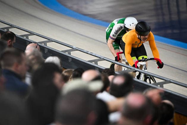 2026 British Cycling Lloyds National Track Championships Picture by Mathew Wells SWpix.com - 21 02 2026 - 2026 British Cycling Lloyds National Track Championships - National Cycling Centre, Manchester, England - Sprint - M Para B Qualifying - Josh Matten (Graham Weigh Racing) Copyright: x xSWpix.comx(t axPhotographyxHubxLtd)xMathewxWells SWpix.comx SWP-3203-0554