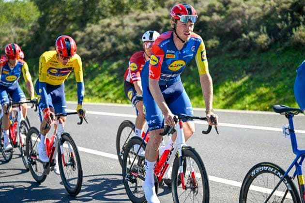 Volta Algarve 2026 Stage 4 LAGOS, PORTUGAL - FEBRUARY 21 : Soderqvist Jakob (SWE) of Lidl - Trek in action during stage 4 of the 52th edition of Volta Algarve an UCI ProSeries 2.Pro cycling road race stage for Men Elite of 175.1 km with start in Albufeira and finish in Lagos on February 21, 2026 in Lagos, Portugal, 21 02 2026 ( Motordriver Guy De Vuyst - Lagos Portugal  Copyright: xNicoxVereeckenx