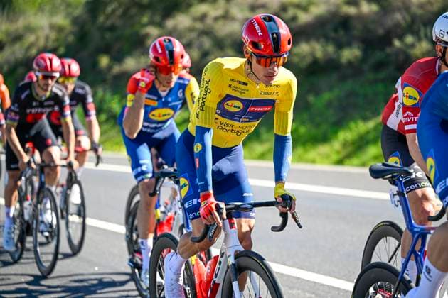Volta Algarve 2026 Stage 4 LAGOS, PORTUGAL - FEBRUARY 21 : Ayuso Juan (ESP) of Lidl - Trek during stage 4 of the 52th edition of Volta Algarve an UCI ProSeries 2.Pro cycling road race stage for Men Elite of 175.1 km with start in Albufeira and finish in Lagos on February 21, 2026 in Lagos, Portugal, 21 02 2026 ( Motordriver Guy De Vuyst - Lagos Portugal  Copyright: xNicoxVereeckenx