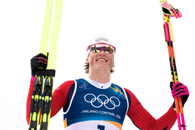 260221 Johannes Hosflot Klaebo of Norway celebrates after competing in the men s 50km classic technique cross-country skiing race during day 15 of the 2026 Winter Olympics on February 21, 2026 in Val di Fiemme. Photo: Maxim Thore BILDBYRAN kod MT MT1001 skidor cross-country skiing langrenn Olympic Games, Olympische Spiele, Olympia, OS olympics winter olympics os ol olympiska spel vinter-os olympiske leker milano cortina 2026 milan cortina 2026 milano cortina 2026 olympic games milano cortina 2026 winter olympic games milano cortina-os milano cortina-ol vinter-ol 15 bbeng norge jubel guld gold gull *** 260221 Johannes Hosflot Klaebo of Norway celebrates after competing in the men s 50km classic technique cross country skiing race during day 15 of the 2026 Winter Olympics on February 21, 2026 in Val di Fiemme Photo Maxim Thore BILDBYRAN kod MT MT1001 skidor cross country skiing langrenn olympic games olympics winter olympics os ol olympiska spel vinter os olympiske leker milano cortina 2026 milan cortina 2026 milano cortina 2026 olympic games milano cortina 2026 winter olympic games milano cortina os milano cortina ol vinter ol 15 bbeng norge jubel guld gold gull  Copyright: MAXIMxTHORE BB260221MT084