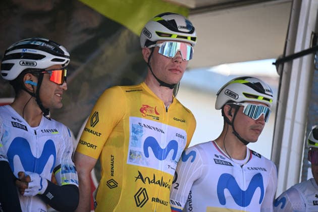 21-02-2026 Vuelta Andalucia; Tappa 04 Montoro - Pozoblanco; 2026, Movistar; Lopez Perez, Juan Pedro; Montoropart; 