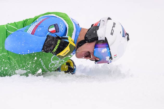 260221 Simone Deromedis of Italy celebrates after competing in men s freestyle skiing ski cross final during day 15 of the 2026 Winter Olympics on February 21, 2026 in Livigno. Photo: Vegard Grott BILDBYRAN kod VG VG0890 bbeng Olympic Games, Olympische Spiele, Olympia, OS olympics winter olympics os ol olympiska spel vinter-os olympiske leker milano cortina 2026 milan cortina 2026 milano cortina 2026 olympic games milano cortina 2026 winter olympic games milano cortina-os milano cortina-ol vinter-ol ski cross freestyle skiing skicross italien jubel *** 260221 Simone Deromedis of Italy celebrates after competing in men s freestyle skiing ski cross final during day 15 of the 2026 Winter Olympics on February 21, 2026 in Livigno Photo Vegard Grott BILDBYRAN kod VG VG0890 bbeng olympic games olympics winter olympics os ol olympiska spel vinter os olympiske leker milano cortina 2026 milan cortina 2026 milano cortina 2026 olympic games milano cortina 2026 winter olympic games milano cortina os milano cortina ol vinter ol ski cross freestyle skiing skicross italien jubel  Copyright: VEGARDxGRoTT BB260221VG047