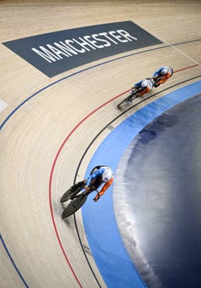 2026 British Cycling Lloyds National Track Championships Picture by Olly Hassell SWpix.com - 21 02 2026 - 2026 British Cycling Lloyds National Track Championships - National Cycling Centre, Manchester, England - Sprint - M Para B Qualifying - BCC Race Team B Copyright: x xSWpix.comx(t axPhotographyxHubxLtd)xOllyxHassell SWpix.comx SWP-3203-0570