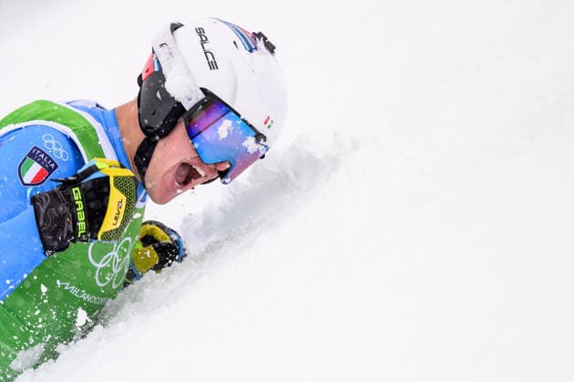 260221 Simone Deromedis of Italy celebrates after competing in men s freestyle skiing ski cross final during day 15 of the 2026 Winter Olympics on February 21, 2026 in Livigno. Photo: Vegard Grott BILDBYRAN kod VG VG0890 bbeng Olympic Games, Olympische Spiele, Olympia, OS olympics winter olympics os ol olympiska spel vinter-os olympiske leker milano cortina 2026 milan cortina 2026 milano cortina 2026 olympic games milano cortina 2026 winter olympic games milano cortina-os milano cortina-ol vinter-ol ski cross freestyle skiing skicross italien jubel *** 260221 Simone Deromedis of Italy celebrates after competing in men s freestyle skiing ski cross final during day 15 of the 2026 Winter Olympics on February 21, 2026 in Livigno Photo Vegard Grott BILDBYRAN kod VG VG0890 bbeng olympic games olympics winter olympics os ol olympiska spel vinter os olympiske leker milano cortina 2026 milan cortina 2026 milano cortina 2026 olympic games milano cortina 2026 winter olympic games milano cortina os milano cortina ol vinter ol ski cross freestyle skiing skicross italien jubel  Copyright: VEGARDxGRoTT BB260221VG051
