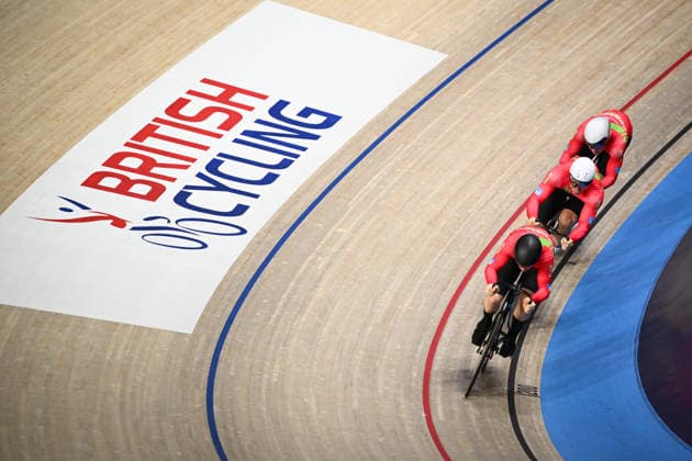 2026 British Cycling Lloyds National Track Championships Picture by Olly Hassell SWpix.com - 21 02 2026 - 2026 British Cycling Lloyds National Track Championships - National Cycling Centre, Manchester, England - Sprint - M Para B Qualifying - Wales Racing Academy Copyright: x xSWpix.comx(t axPhotographyxHubxLtd)xOllyxHassell SWpix.comx SWP-3203-0571