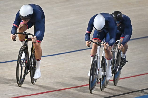 2026 British Cycling Lloyds National Track Championships Picture by Mathew Wells SWpix.com - 21 02 2026 - 2026 British Cycling Lloyds National Track Championships - National Cycling Centre, Manchester, England - Sprint - M Para B Qualifying - Team Inspired A Copyright: x xSWpix.comx(t axPhotographyxHubxLtd)xMathewxWells SWpix.comx SWP-3203-0574