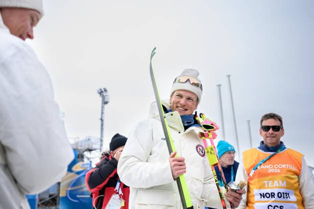 260221 Johannes Hosflot Klaebo of Norway celebrates after men s 50km classic technique cross-country skiing race during day 15 of the 2026 Winter Olympics on February 21, 2026 in Val di Fiemme. Photo: Maxim Thore BILDBYRAN kod MT MT1001 skidor cross-country skiing langrenn Olympic Games, Olympische Spiele, Olympia, OS olympics winter olympics os ol olympiska spel vinter-os olympiske leker milano cortina 2026 milan cortina 2026 milano cortina 2026 olympic games milano cortina 2026 winter olympic games milano cortina-os milano cortina-ol vinter-ol 15 bbeng norge jubel guld gold gull *** 260221 Johannes Hosflot Klaebo of Norway celebrates after men s 50km classic technique cross country skiing race during day 15 of the 2026 Winter Olympics on February 21, 2026 in Val di Fiemme Photo Maxim Thore BILDBYRAN kod MT MT1001 skidor cross country skiing langrenn olympic games olympics winter olympics os ol olympiska spel vinter os olympiske leker milano cortina 2026 milan cortina 2026 milano cortina 2026 olympic games milano cortina 2026 winter olympic games milano cortina os milano cortina ol vinter ol 15 bbeng norge jubel guld gold gull  Copyright: MAXIMxTHORE BB260221MT131