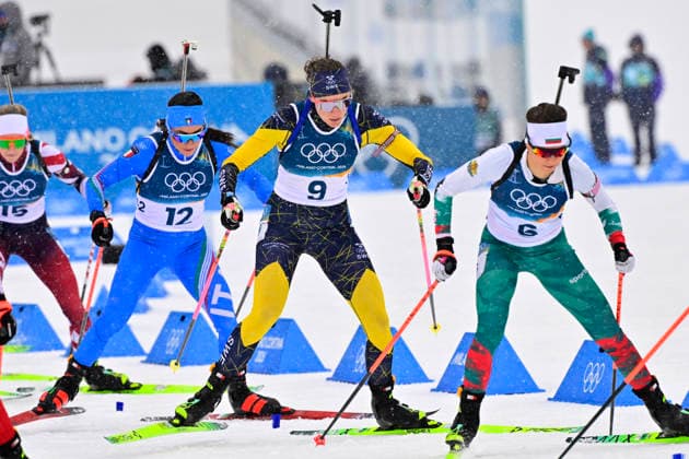 ANTERSELVA, ITALY 20260221 Hanna Öberg at the start of the women s 12.5 km mass start in biathlon in Anterselva during the Winter Olympics in Milan Cortina, Italy. *** The image is included in the SPORTS PACKAGE. For others PAID IMAGE ** ANTERSELVA ITALY x10030x *** ANTERSELVA, ITALY 20260221 Hanna Öberg at the start of the women s 12 5 km mass start in biathlon in Anterselva during the Winter Olympics in Milan Cortina, Italy The image is included in the SPORTS PACKAGE For others PAID IMAGE ANTERSELVA ITALY x10030x  Copyright: xJonasxEkströmer TTx 2026 OLYMPICS BIATHING MASS START WOMEN 12.5KM
