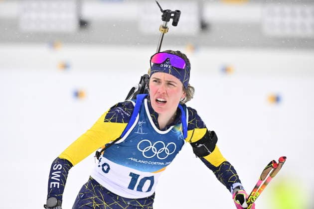 ANTERSELVA, ITALIEN 20260221 Elvira Öberg inför damernas masstart 12,5 km i skidskytte i Anterselva under vinter-OS i Milano Cortina, Italien. *** Bilden ingar i SPORTPAKET. För övriga BETALBILD ** ANTERSELVA ITALIEN x10030x *** ANTERSELVA, ITALY 20260221 Elvira Öberg before the womens mass start 12.5 km in biathlon in Anterselva during the Winter Olympics in Milan Cortina, Italy The picture is in the SPORT PACKAGE For others PAYPICTURE ANTERSELVA ITALY x10030x  Copyright: xJonasxEkströmer TTx OS 2026 SKIDSKYTTE MASSTART DAMER 12,5KM