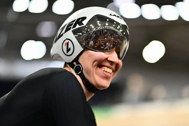 2026 British Cycling Lloyds National Track Championships Picture by Mathew Wells SWpix.com - 21 02 2026 - 2026 British Cycling Lloyds National Track Championships - National Cycling Centre, Manchester, England - Women s Points Race Qualifying Heat 2 - Anna Morris Copyright: x xSWpix.comx(t axPhotographyxHubxLtd)xMathewxWells SWpix.comx SWP-3203-0589
