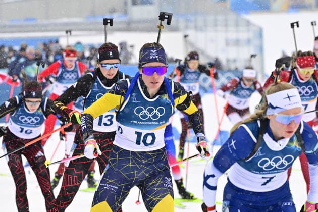 ANTERSELVA, ITALY 20260221 Elvira Öberg during the women s 12.5 km mass start in biathlon in Anterselva during the Winter Olympics in Milan Cortina, Italy. *** The image is included in the SPORTS PACKAGE. For others PAID IMAGE ** ANTERSELVA ITALY x10030x *** ANTERSELVA, ITALY 20260221 Elvira Öberg during the women s 12 5 km mass start in biathlon in Anterselva during the Winter Olympics in Milan Cortina, Italy The image is included in the SPORTS PACKAGE For others PAID IMAGE ANTERSELVA ITALY x10030x  Copyright: xJonasxEkströmer TTx 2026 OLYMPICS BIATHING MASS START WOMEN 12.5KM