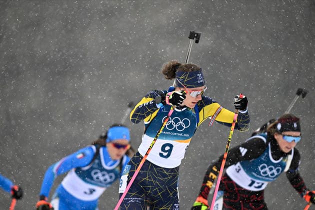 ANTERSELVA, ITALIEN 20260221 Hanna Öberg under damernas masstart 12,5 km i skidskytte i Anterselva under vinter-OS i Milano Cortina, Italien. *** Bilden ingar i SPORTPAKET. För övriga BETALBILD *** ANTERSELVA ITALIEN x10050x *** ANTERSELVA, ITALY 20260221 Hanna Öberg during the womens mass start 12.5 km in biathlon in Anterselva during the Winter Olympics in Milan Cortina, Italy The image is included in the SPORT PACKAGE For others PAYPICTURE ANTERSELVA ITALY x10050x  Copyright: xPontusxLundahl TTx OS 2026 SKIDSKYTTE DAMERNAS MASSTART 12,5KM