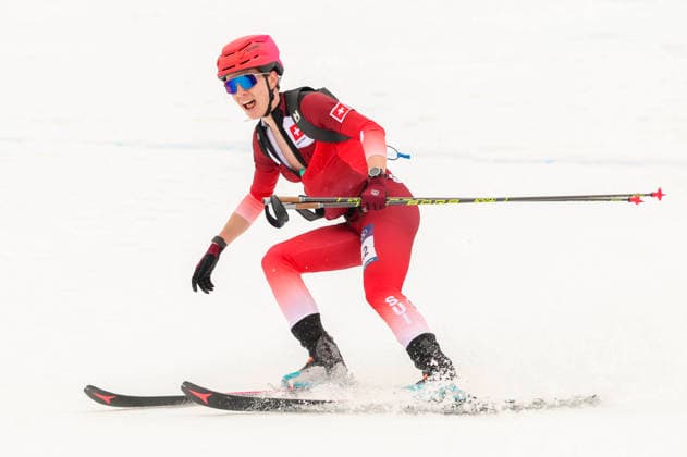 OLYMPICS - Winter Olympic Games, Olympische Spiele, Olympia, OS Milano Cortina 2026 BORMIO,ITALY,21.FEB.26 - OLYMPICS, SKI MOUNTAINEERING - Winter Olympic Games Milano Cortina 2026, Skicross, mixed relay, final. Image shows Marianne Fatton (SUI).  GEPAxpictures xHaraldxSteiner