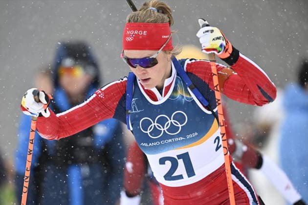 ANTERSELVA, ITALY 20260221 Karoline Knotten, Norway, before the women s 12.5 km mass start in biathlon in Anterselva during the Winter Olympics in Milan Cortina, Italy. *** The image is included in the SPORTS PACKAGE. For others PAID IMAGE *** ANTERSELVA ITALY x10050x *** ANTERSELVA, ITALY 20260221 Karoline Knotten, Norway, before the women s 12 5 km mass start in biathlon in Anterselva during the Winter Olympics in Milan Cortina, Italy The image is included in the SPORTS PACKAGE For others PAID IMAGE ANTERSELVA ITALY x10050x  Copyright: xPontusxLundahl TTx 2026 OLYMPICS BIATHING WOMEN S MASS START 12.5KM