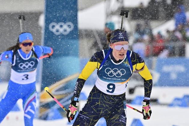 ANTERSELVA, ITALY 20260221 Penalty round for Hanna Öberg during the women s 12.5 km mass start in biathlon in Anterselva during the Winter Olympics in Milan Cortina, Italy. *** The image is included in the SPORTS PACKAGE. For others PAID IMAGE ** ANTERSELVA ITALY x10030x *** ANTERSELVA, ITALY 20260221 Penalty round for Hanna Öberg during the women s 12 5 km mass start in biathlon in Anterselva during the Winter Olympics in Milan Cortina, Italy The image is included in the SPORTS PACKAGE For others PAID IMAGE ANTERSELVA ITALY x10030x  Copyright: xJonasxEkströmer TTx 2026 OLYMPICS BIATHING MASS START WOMEN 12.5KM