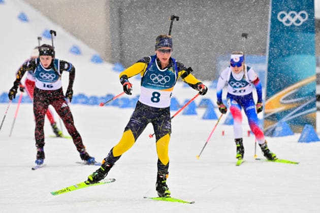 ANTERSELVA, ITALIEN 20260221 Sveriges Anna Magnusson under damernas masstart 12,5 km i skidskytte i Anterselva under vinter-OS i Milano Cortina, Italien. *** Bilden ingar i SPORTPAKET. För övriga BETALBILD ** ANTERSELVA ITALIEN x10030x *** ANTERSELVA, ITALY 20260221 Swedens Anna Magnusson during the womens mass start 12.5 km in biathlon in Anterselva during the Winter Olympics in Milan Cortina, Italy The image is included in the SPORT PACKAGE For others PAYPICTURE ANTERSELVA ITALY x10030x  Copyright: xJonasxEkströmer TTx OS 2026 SKIDSKYTTE MASSTART DAMER 12,5KM