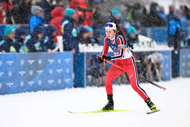 ANTERSELVA, ITALY 20260221 Marthe Krakstad Johansen, Norway, during the women s 12.5 km mass start in biathlon in Anterselva during the Winter Olympics in Milan Cortina, Italy. *** The image is included in the SPORTS PACKAGE. For others PAID IMAGE *** ANTERSELVA ITALY x10050x *** ANTERSELVA, ITALY 20260221 Marthe Krakstad Johansen, Norway, during the women s 12 5 km mass start in biathlon in Anterselva during the Winter Olympics in Milan Cortina, Italy The image is included in the SPORTS PACKAGE For others PAID IMAGE ANTERSELVA ITALY x10050x  Copyright: xPontusxLundahl TTx 2026 OLYMPICS BIATHING WOMEN S MASS START 12.5KM