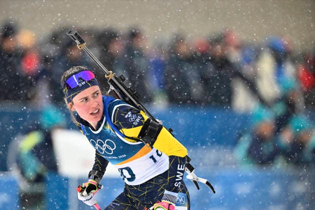 ANTERSELVA, ITALY 20260221 Linn Gestblom and Elvia Öberg during the women s 12.5 km mass start in biathlon in Anterselva during the Winter Olympics in Milan Cortina, Italy. *** The image is included in the SPORTS PACKAGE. For others PAID IMAGE *** ANTERSELVA ITALY x10050x *** ANTERSELVA, ITALY 20260221 Linn Gestblom and Elvia Öberg during the women s 12 5 km mass start in biathlon in Anterselva during the Winter Olympics in Milan Cortina, Italy The image is included in the SPORTS PACKAGE For others PAID IMAGE ANTERSELVA ITALY x10050x  Copyright: xPontusxLundahl TTx 2026 OLYMPICS BIATHING WOMEN S MASS START 12.5KM