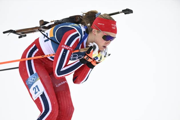 ANTERSELVA, ITALY 20260221 Karoline Knotten, Norway, during the women s 12.5 km mass start in biathlon in Anterselva during the Winter Olympics in Milan Cortina, Italy. *** The image is included in the SPORTS PACKAGE. For others PAID IMAGE *** ANTERSELVA ITALY x10050x *** ANTERSELVA, ITALY 20260221 Karoline Knotten, Norway, during the women s 12 5 km mass start in biathlon in Anterselva during the Winter Olympics in Milan Cortina, Italy The image is included in the SPORTS PACKAGE For others PAID IMAGE ANTERSELVA ITALY x10050x  Copyright: xPontusxLundahl TTx 2026 OLYMPICS BIATHING WOMEN S MASS START 12.5KM