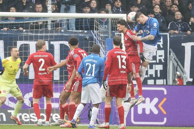 21 02 2026, xtvx, Fußball 2 Bundesliga, SV Darmstadt 98 Fortuna Duesseldorf v l Goal scored, Tor zum 2 1 Matej Maglica SV Darmstadt 98 DFL DFB REGULATIONS PROHIBIT ANY USE OF PHOTOGRAPHS as IMAGE SEQUENCES and or QUASI VIDEO Darmstadt