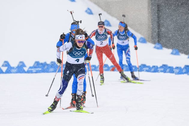 Lou Jeanmonnot (FRA) during the Olympic Winter games, Winterspiele,Spiele, Summer games Milano-Cortina 2026, Biathlon Women s 12.5km Mass Start on February 21, 2026 at Antholz-Anterselva Biathlon Arena in Anterselva, Italy  Copyright: xLucianoxMariaxBisi IPAxSportx xipa-agency.netx xx IPA_71815082 IPA_Agency_IPA71815082