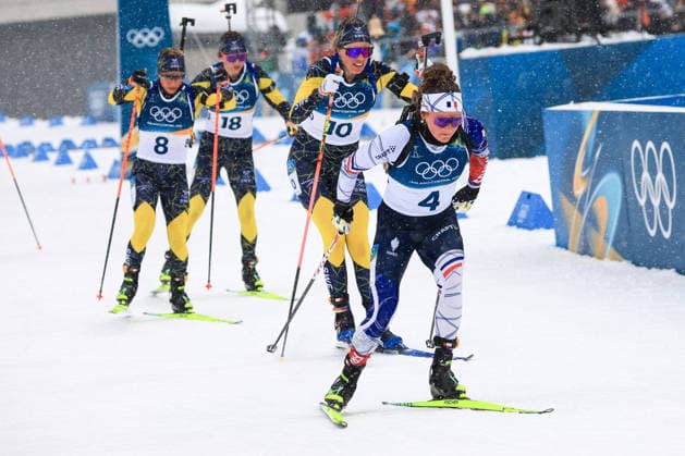 GIOCHI OLIMPICI - Olimpiadi Invernali Milano-Cortina 2026 - Biathlon Women s 12.5km Mass Start Lou Jeanmonnot (FRA) during the Olympic Winter games, Winterspiele,Spiele, Summer games Milano-Cortina 2026, Biathlon Women s 12.5km Mass Start on February 21, 2026 at Antholz-Anterselva Biathlon Arena in Anterselva, Italy Cortina D Ampezzo Italy  Copyright: xIPAxSport ABACAx