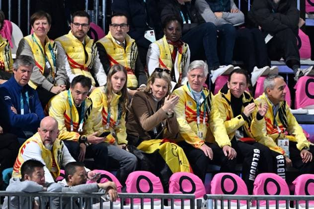 Milano Cortina 2026, speed skating, men, mass start, King Philippe of Belgium as a guest